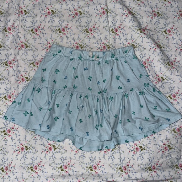 Cat & Jack Other - Cat & Jack Light Blue Skirt with Butterfly Pattern